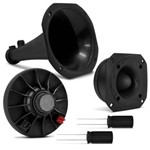 Ficha técnica e caractérísticas do produto Kit Super Tweeter STW500 + Driver DRV-500 100W RMS + Corneta Longa Preta