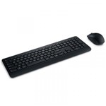 Ficha técnica e caractérísticas do produto Kit Teclado e Mouse Microsoft Wireless Comfort Desktop 900 Preto