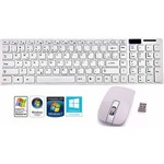 Ficha técnica e caractérísticas do produto Kit Teclado+mouse Wireless Sem Fio USB Tv Not Pc Novo