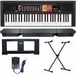 Ficha técnica e caractérísticas do produto Kit Teclado Musical Yamaha PSR-F51 61 Teclas