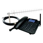 Ficha técnica e caractérísticas do produto Kit Telefone + Antena + Cabo de Descida Aquário CA900
