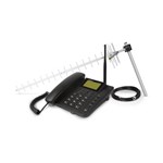 Ficha técnica e caractérísticas do produto Kit Telefone Celular Fixo com Antena Preto Cfa4012 Intelbras