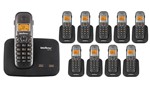 Ficha técnica e caractérísticas do produto Kit Telefone 2 Linhas Ts 5150 + 9 Ramais Ts 5121 Intelbras