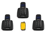 Ficha técnica e caractérísticas do produto Kit Telefone Sem Fio com 2 Ramal Bina ID Chamadas Intelbras