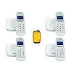 Ficha técnica e caractérísticas do produto Kit Telefone Sem Fio com 3 Ramal Bina Id Chamadas Intelbras