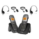 Ficha técnica e caractérísticas do produto Kit Telefone Sem Fio com Ramal TS 5122 + 2 Headset - Bivolt