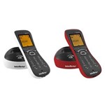 Ficha técnica e caractérísticas do produto Kit Telefone Sem Fio Digital TS 8220 Branco com Ramal Vermelho Intelbras