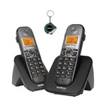 Ficha técnica e caractérísticas do produto Kit Telefone Sem Fio Ramal TS 5122 Bina 2 Headset Intelbras - Bivolt