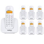 Ficha técnica e caractérísticas do produto Kit Telefone Sem Fio Ts 3110 + 6 Ramais Ts 3111 Branco Intelbras