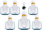 Ficha técnica e caractérísticas do produto Kit Telefone Sem Fio TS 3110 com 5 Ramal TS 3111 Intelbras