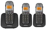 Ficha técnica e caractérísticas do produto Kit Telefone Sem Fio TS 5120 + 2 Ramal TS 5121 Intelbras