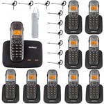 Ficha técnica e caractérísticas do produto Kit Telefone Sem Fio TS 5150 Bina 9 Ramal Headset Intelbras