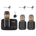 Ficha técnica e caractérísticas do produto Kit Telefone Sem Fio TS 5150 Bina 2 Ramal Headset Intelbras - Bivolt