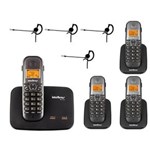 Ficha técnica e caractérísticas do produto Kit Telefone TS 5150 com 3 Ramal e 4 Headset Intelbras