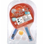 Ficha técnica e caractérísticas do produto Kit Tênis de mesa Ping Pong 2 Raquete e 3 Bolas