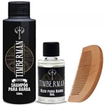 Ficha técnica e caractérísticas do produto Kit Timberman Barber Shop - Shampoo + Oleo + Pente Bolso