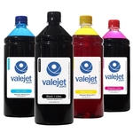 Ficha técnica e caractérísticas do produto Kit Tintas para Epson L6171 Pigmentada Black | Corante Coloridas Valejet 1L