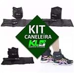 Ficha técnica e caractérísticas do produto Kit Tornozeleira de Peso 3kg 4kg 5kg Fixa Velcro Kit Faixa