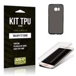 Ficha técnica e caractérísticas do produto Kit Tpu Fumê Samsung S7 Edge Película De Vidro + Capa Tpu Fumê -Armyshield