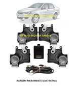 Ficha técnica e caractérísticas do produto Kit Trava Elétrica Uno Palio Siena Strada Celta Prisma Ecosport Fiesta...