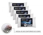 Ficha técnica e caractérísticas do produto Kit Travesseiro Nasa 5 Pecas - Antialergico - Toque Macio - Master Comfort