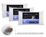Ficha técnica e caractérísticas do produto Kit 3 Travesseiros Antialergico Viscoelastico Nasa Admirare
