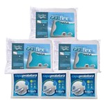 Ficha técnica e caractérísticas do produto Kit 3 Travesseiros Nasa GelFlex 50x70cm Duoflex com 3 Capas Protetoras