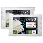 Ficha técnica e caractérísticas do produto Kit 2 Travesseiros Nasa Up 3 - Fibrasca