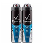 Ficha técnica e caractérísticas do produto Kit 2 Unidaddes Desodorante Rexona Men MotionSense Active Dry