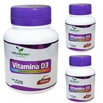 Ficha técnica e caractérísticas do produto Kit 3 Unidades Vitamina D3 500mg 120 Cápsulas