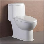 Ficha técnica e caractérísticas do produto Kit Vaso Sanitário com Caixa Acoplada ADM-823 Toilet Adamas Branco Branco