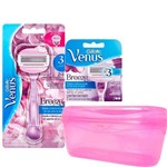 Ficha técnica e caractérísticas do produto Kit Venus Breeze Aparelho + 2 Cargas + Frasqueira