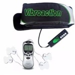 Ficha técnica e caractérísticas do produto Kit Vibroaction Cinta Abdominal + Aparelho Fisioterapia Acupuntura