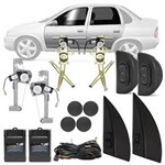 Ficha técnica e caractérísticas do produto Kit Vidro Elétrico Sensorizado Corsa Hatch Sedan Wagon 99 a 02 Classic 98 a 16 4P Completo