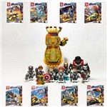 Kit Vingadores Ultimato Manopla do Infinito Marvel 8x Blocos de Montar Boneco Minifigure Lego Compatível SY-1320