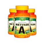 Ficha técnica e caractérísticas do produto Kit 3 Vitamina a Retinol 60 Cápsulas Unilife