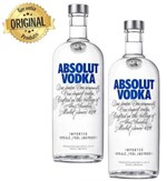 Ficha técnica e caractérísticas do produto Kit Vodka Absolut 1L - 2 Unidades - ORIGINAL