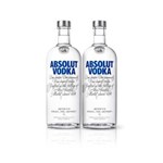 Ficha técnica e caractérísticas do produto Kit Vodka Absolut 1L - 2 Unidades