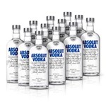 Ficha técnica e caractérísticas do produto Kit Vodka Absolut 750ml - 12 Unidades