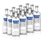 Ficha técnica e caractérísticas do produto Kit Vodka Absolut Original 1L - 12 Unidades