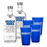 Ficha técnica e caractérísticas do produto Kit Vodka Absolut Party I