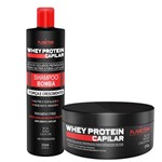 Ficha técnica e caractérísticas do produto Kit Whey Protein Mascara e Shampoo Capilar Plancton
