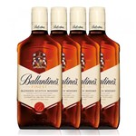 Ficha técnica e caractérísticas do produto Kit Whisky Ballantine's Finest 1L - 4 Unidades