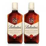 Ficha técnica e caractérísticas do produto Kit Whisky Ballantine's Finest 1L - 2 Unidades