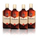 Ficha técnica e caractérísticas do produto Kit Whisky Ballantines Finest 750ml - 4 Unidades