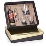 Ficha técnica e caractérísticas do produto Kit Whisky Johnnie Walker Red Label 500ml + Balde + Pinça e 2 Copos