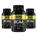 Ficha técnica e caractérísticas do produto Kit 3x BCAA 3:1:1 60 Cáps - Core Nutrition