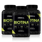Ficha técnica e caractérísticas do produto Kit 3x Biotina 60 Cáps - Original Nutrition