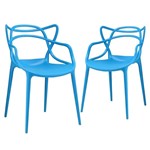 Ficha técnica e caractérísticas do produto KIT - 2 X Cadeiras Allegra - Azul - Mobili
