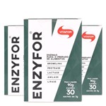 Ficha técnica e caractérísticas do produto Kit 3x Enzyfor 30 Sachês de 3g - Vitafor